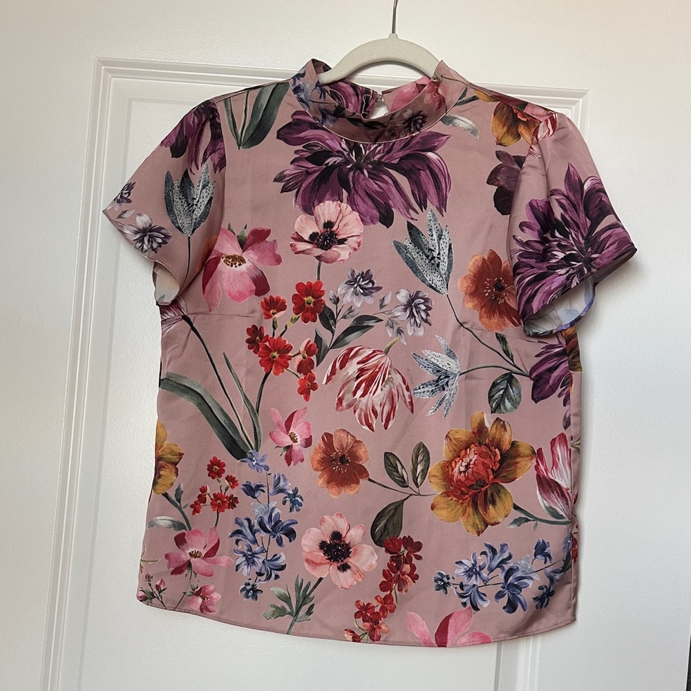 J. Crew Floral Blouse